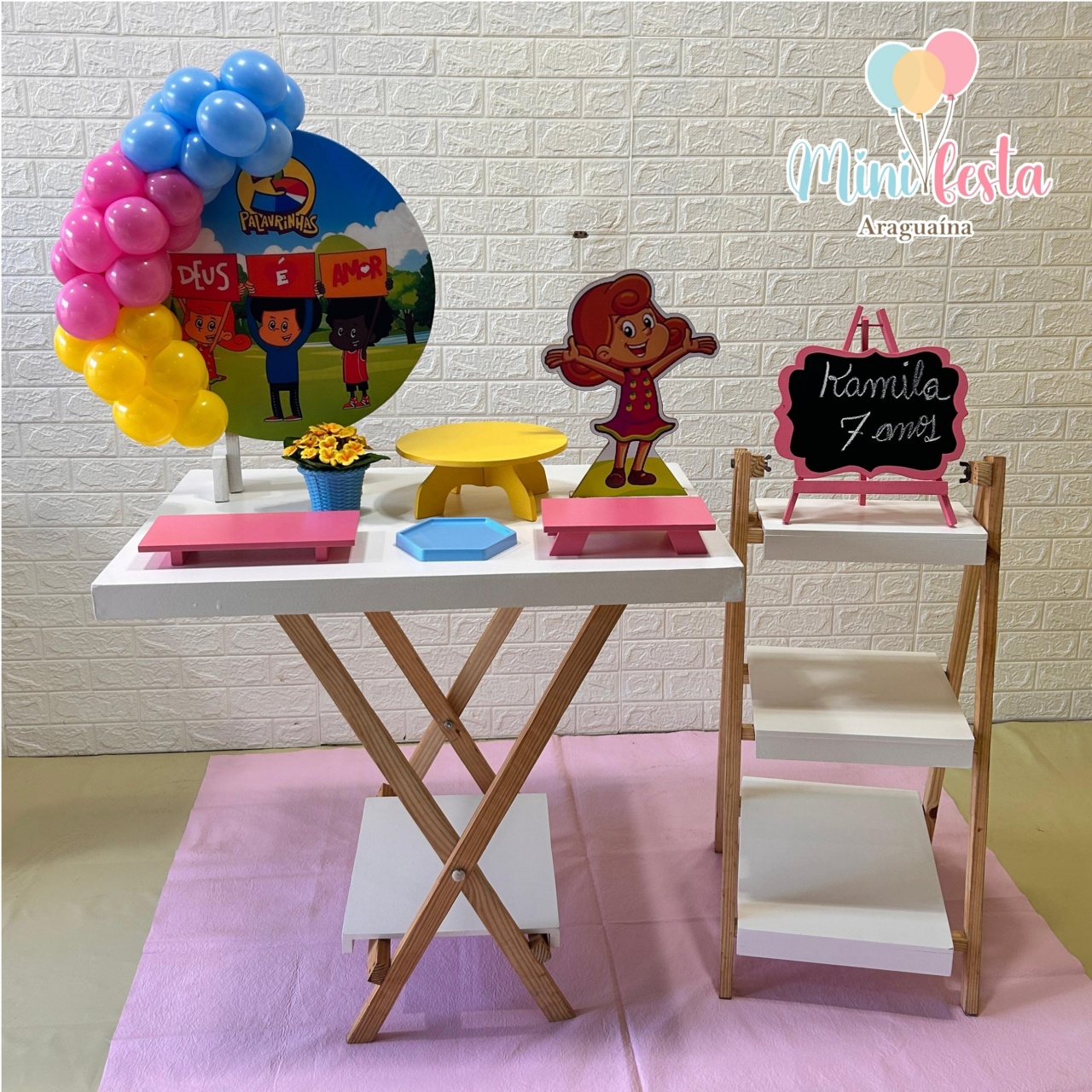 Três Palavrinhas 👸/  Kit Mini Festa 🥳 - Kátia Campos