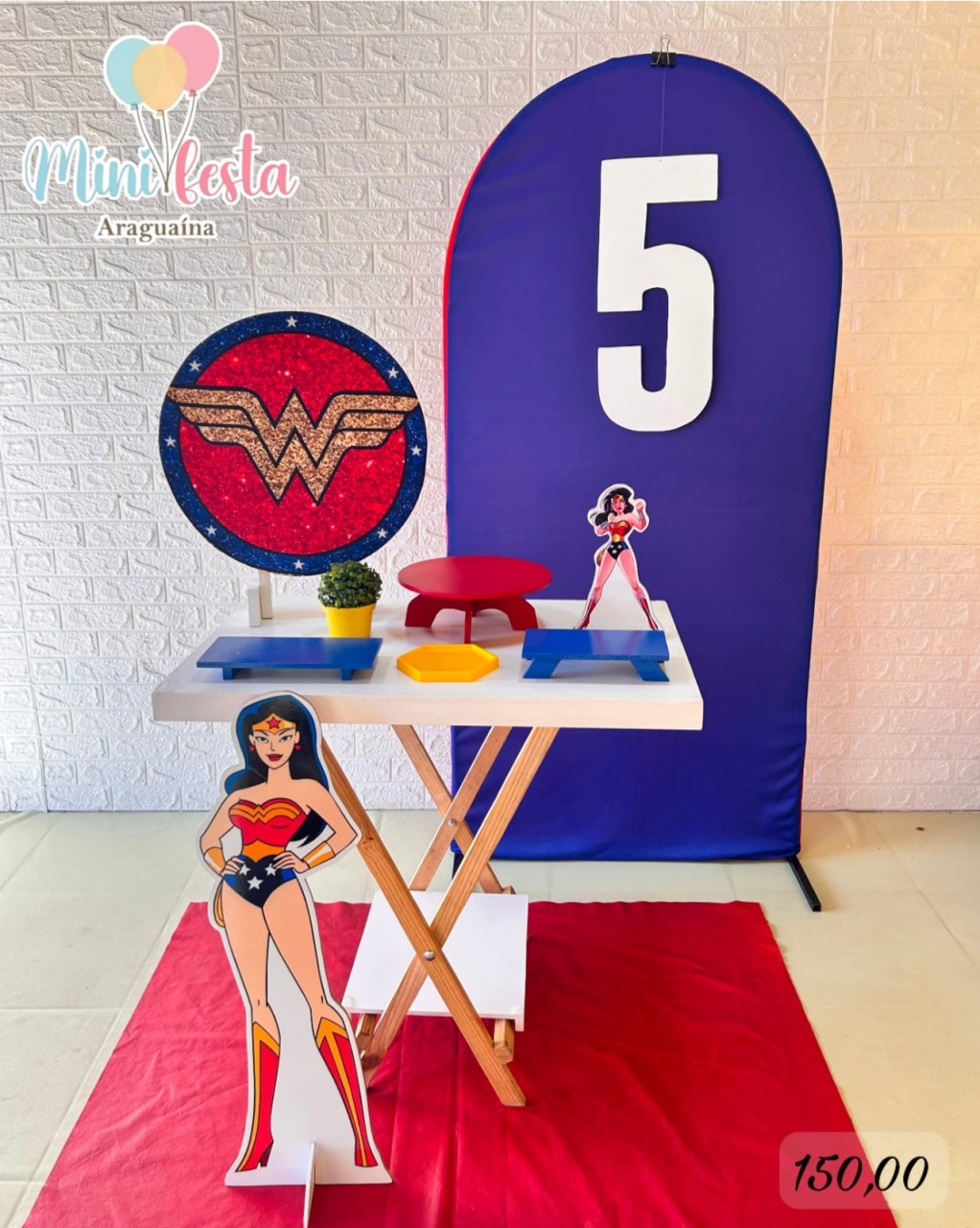 Mulher Maravilha / Kit Mini Festa Luxo 🥳🎉 - Mãe Coruja Pegue Monte 