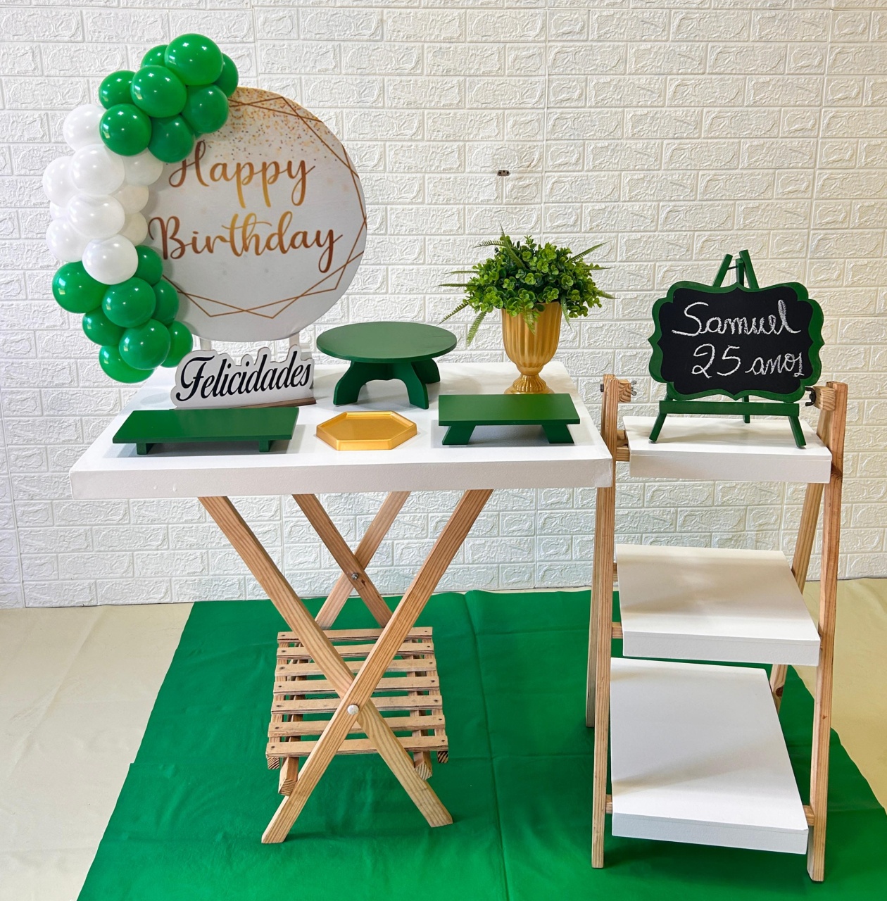 Happy Birthday Verde 🤵/ Kit Mini Festa 🥳 - Kátia Campos