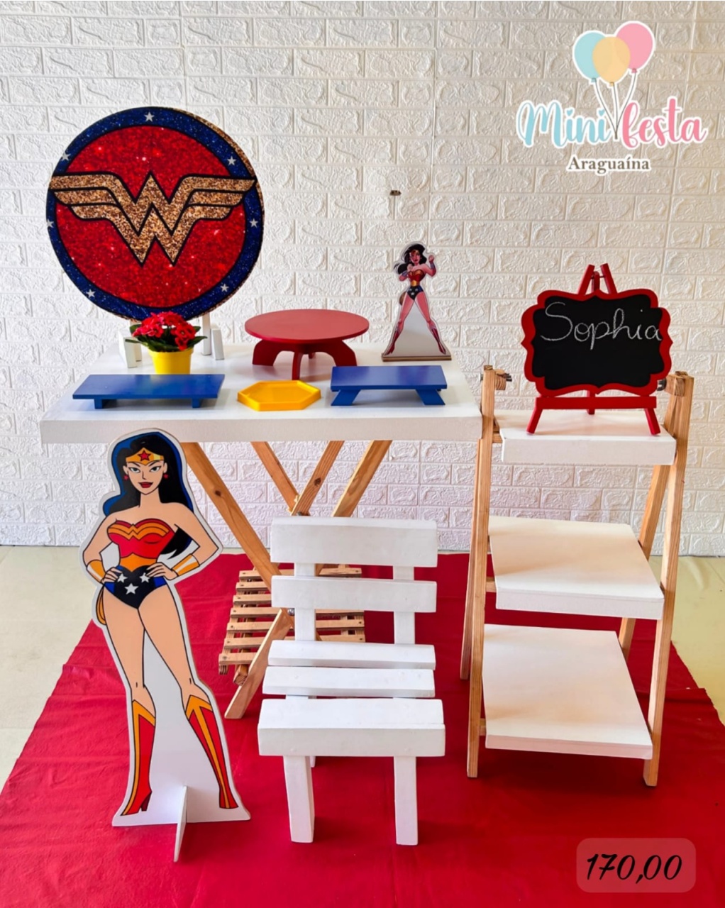 Mulher Maravilha / Kit Mini Festa Luxo 🥳🎉.. - Mãe Coruja Pegue Monte 