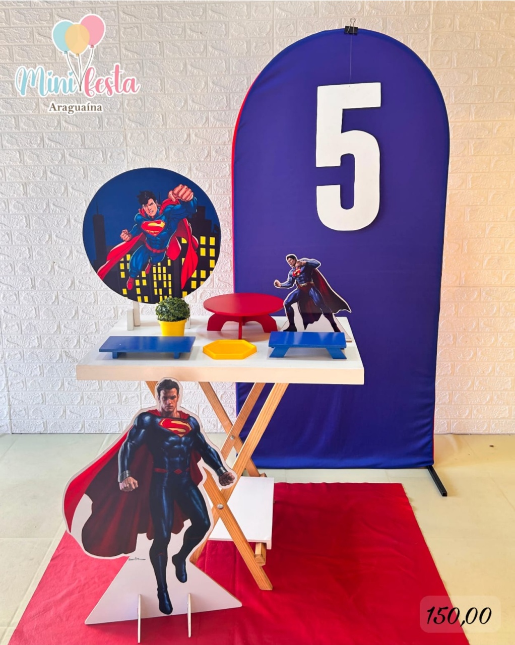 Super Men / Homem 🤵 / Kit Mini Festa Luxo 🥳✨. - Mãe Coruja Pegue Monte 