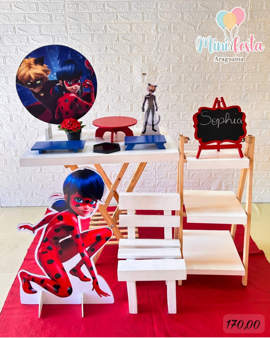 Lady Bug 👸/ Kit Mini Festa Luxo 🥳 - Mãe Coruja Pegue Monte 