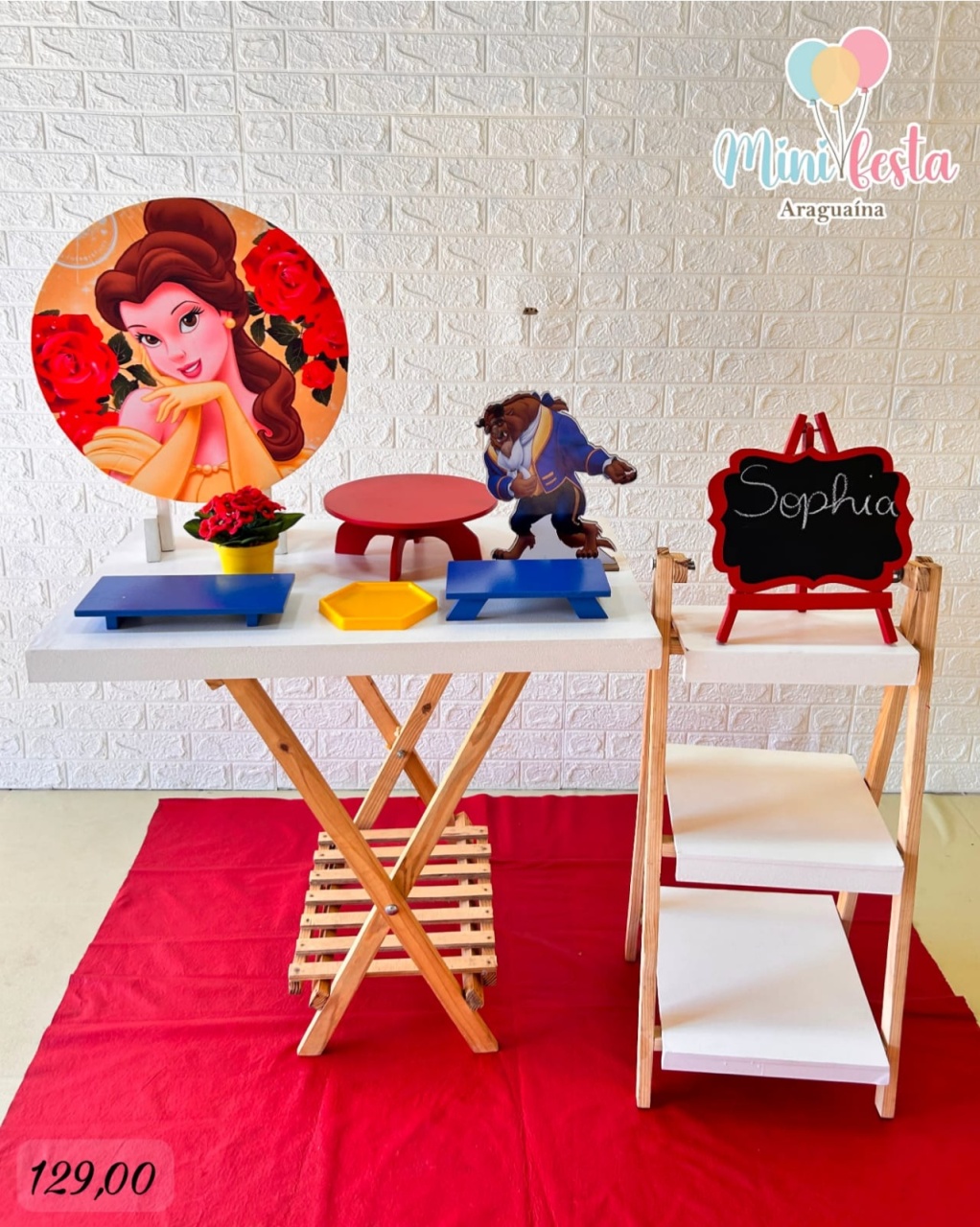 Bela E A Fera/ Kit Mini Festa 🥳 - Mãe Coruja Pegue Monte 