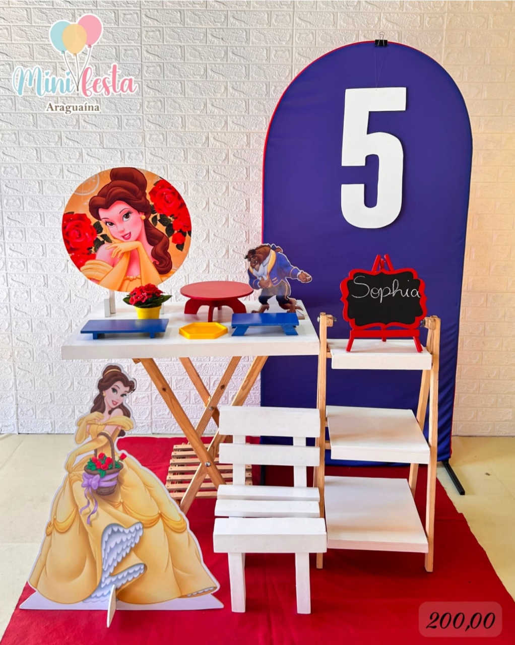 Bela E A Fera/ Kit Mini Festa Luxo 🥳✨. - Mãe Coruja Pegue Monte 