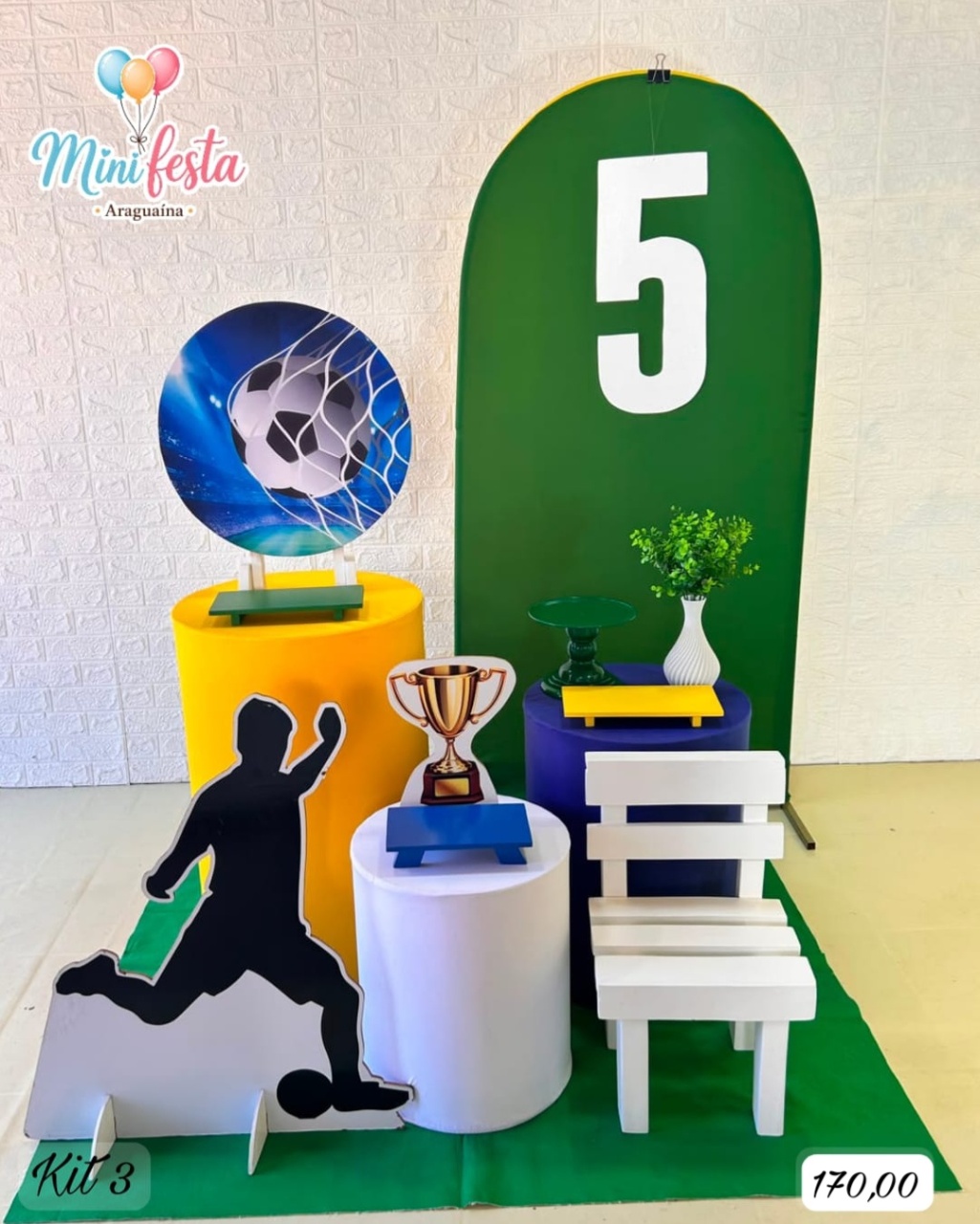 Brasil Futebol 🤵 /Kit 3 - Kátia Campos