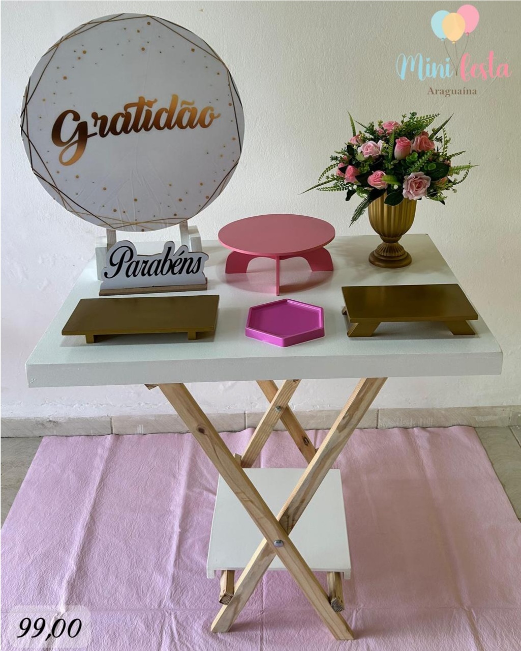 Gratidão Rosa 👸 / Kit Só Bolinho 🎂 - Kátia Campos