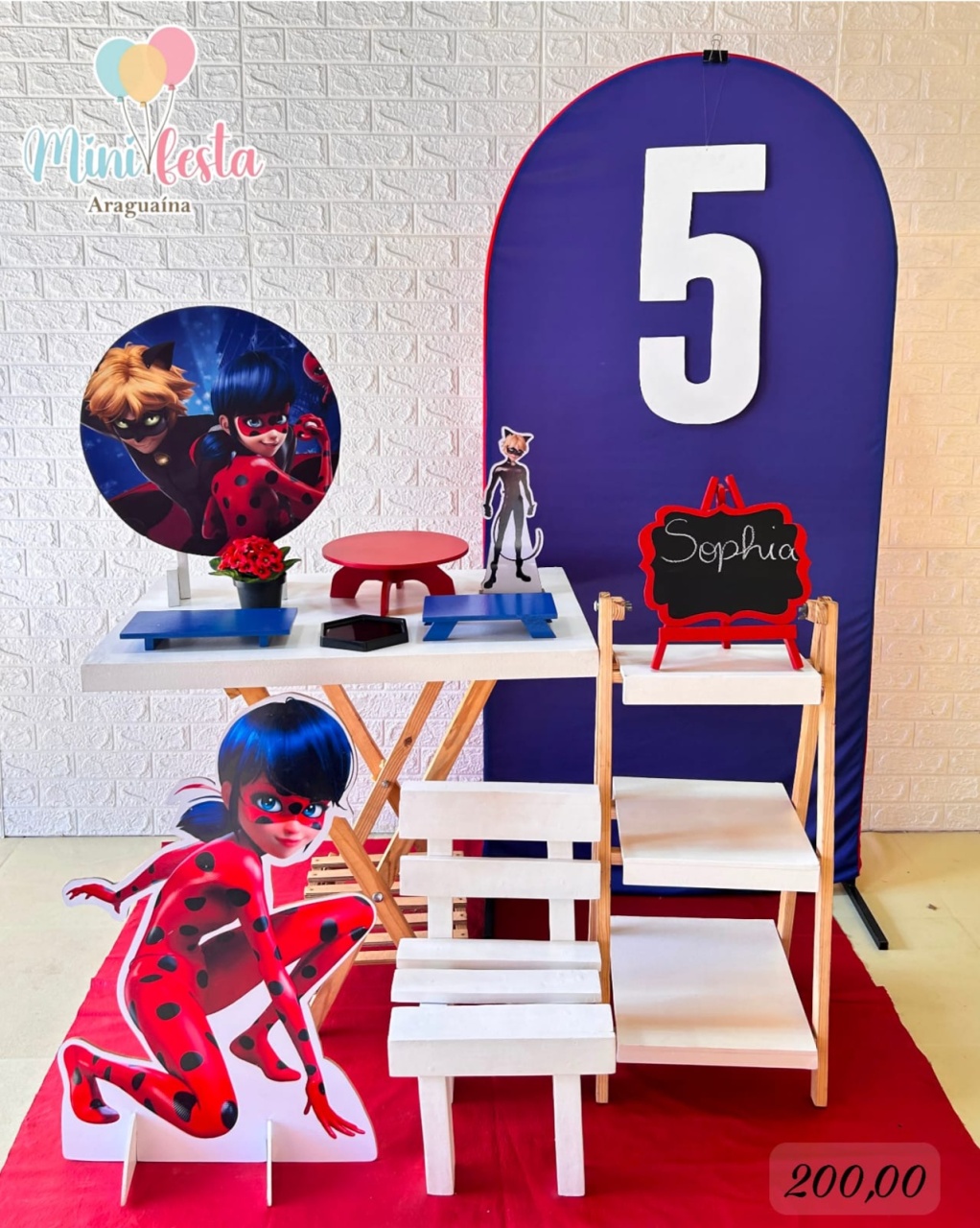 Ladybug 👸/ Kit Mini Festa Luxo 🥳✨.. - Mãe Coruja Pegue Monte 