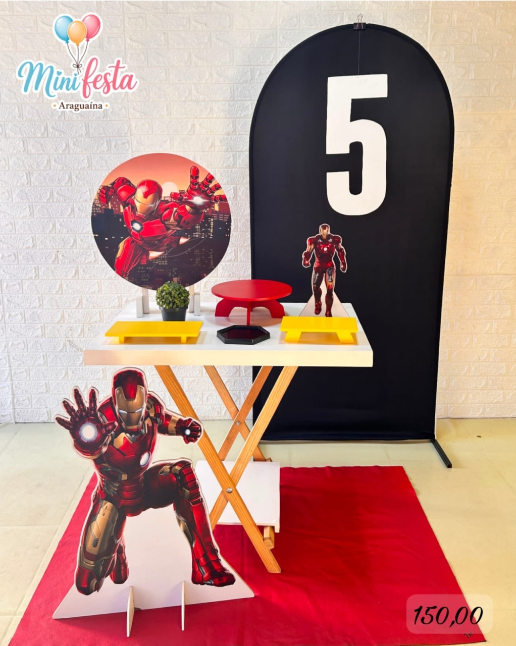 Homem de Ferro 🤵 / Kit Míni Festa Luxo 🥳✨ . - Mãe Coruja Pegue Monte 