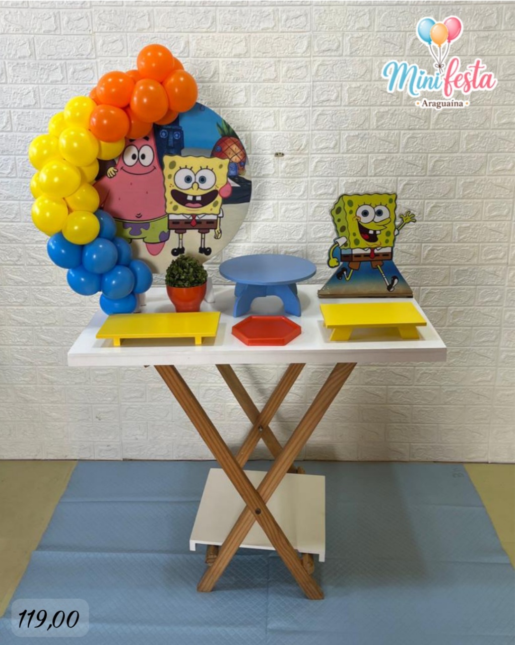 Bob Esponja 🤵 / Kit Só Um Bolinho 🎂 - Kátia Campos