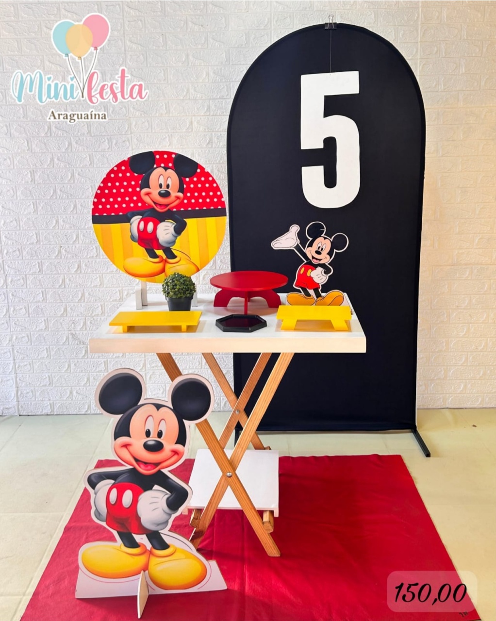 Mickey 🤵 / Kit Míni Festa Luxo 🥳✨. - Mãe Coruja Pegue Monte 