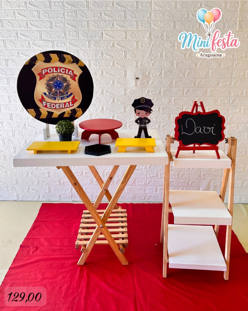 Polícia Rotam 🤵 / Kit Míni Festa 🥳 - Mãe Coruja Pegue Monte 