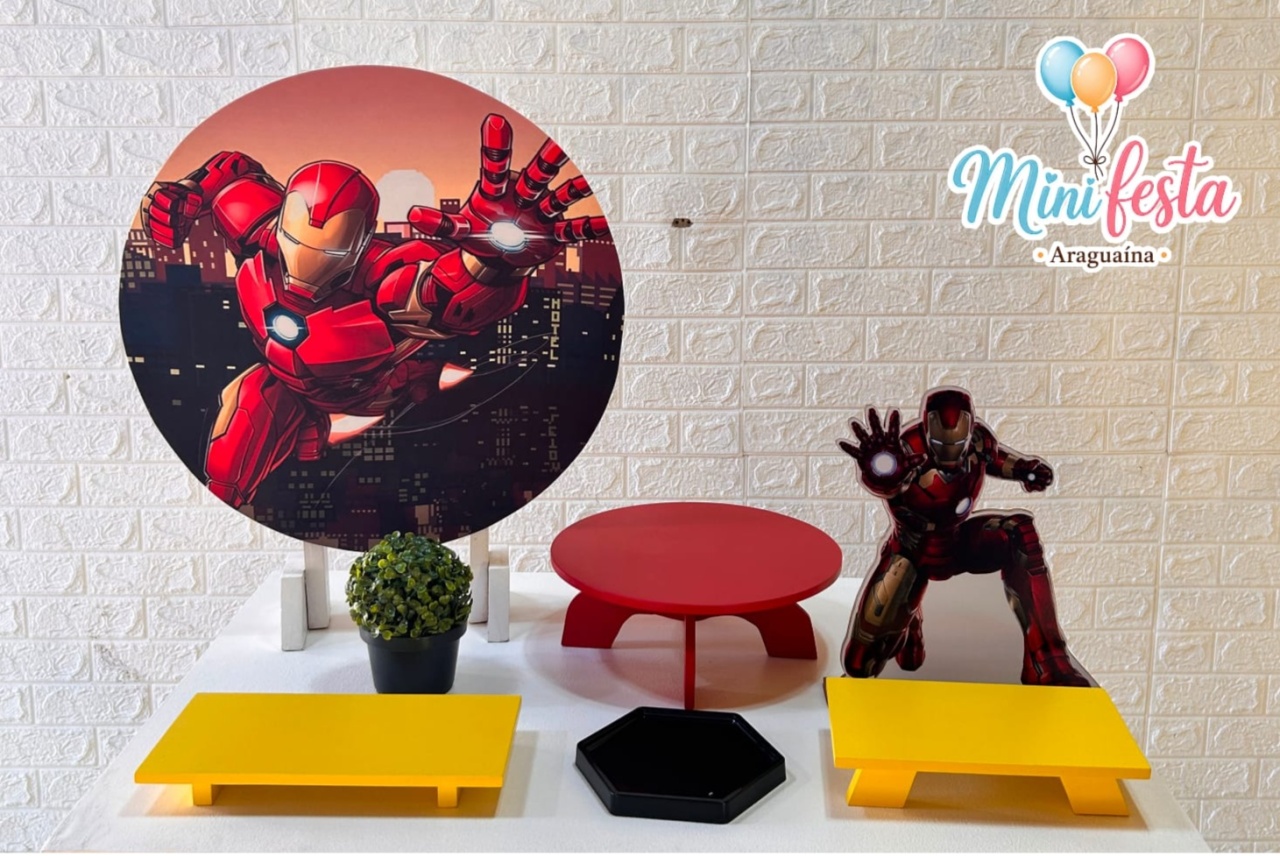 Homem de Ferro 🤵 / Kit Parabéns - Mãe Coruja Pegue Monte 