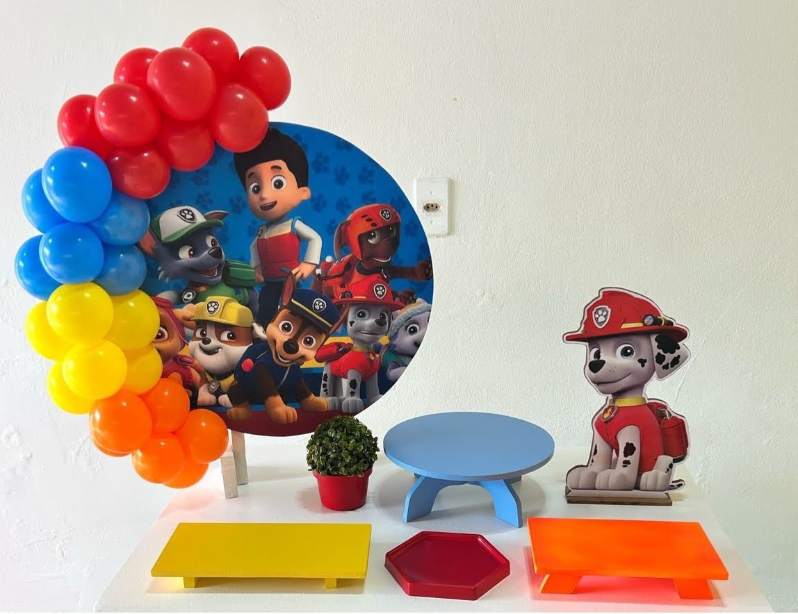 Patrulha Canina 🤵/ Kit Parabéns 👏 - Mãe Coruja Pegue Monte 