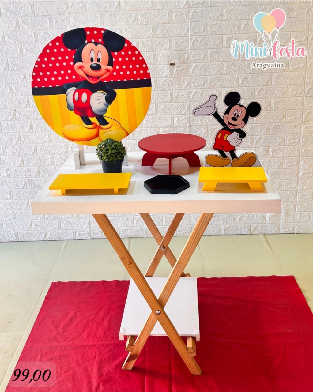 Mickey 🤵 / Kit Só Bolinho 🎂 - Mãe Coruja Pegue Monte 