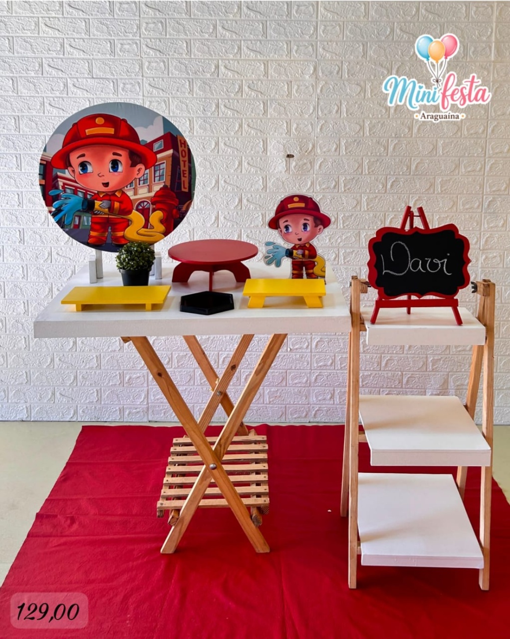 Bombeiro 🤵 / Kit Míni Festa 🥳✨ - Mãe Coruja Pegue Monte 