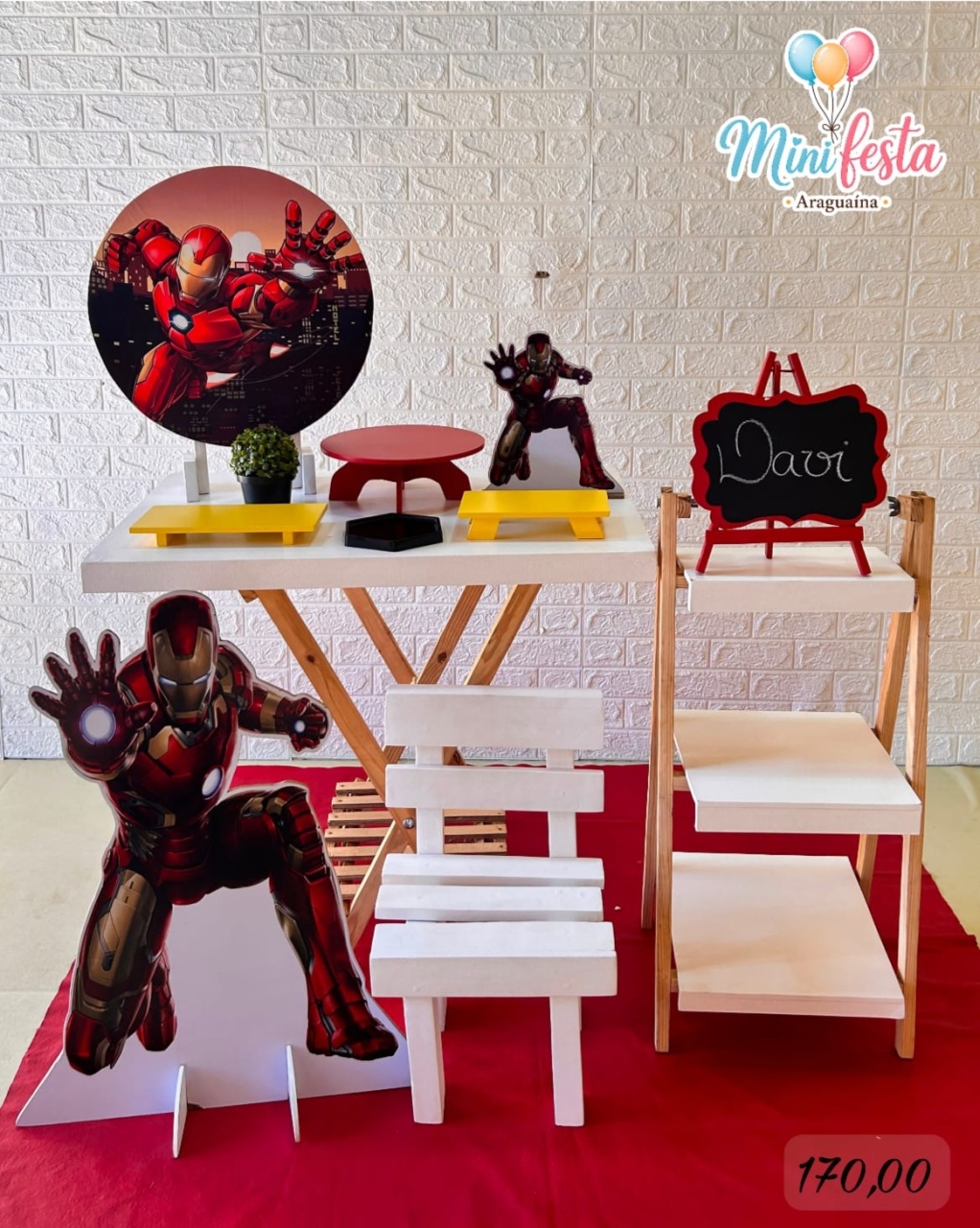 Homem de Ferro 🤵 / Kit Míni Festa Luxo 🥳✨ .. - Mãe Coruja Pegue Monte 