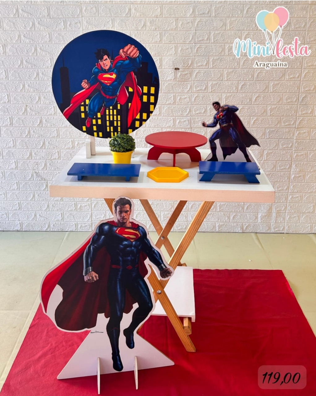 Super Men / Homem 🤵 / Kit Só Um Bolinho Luxo 🥳✨ - Mãe Coruja Pegue Monte 