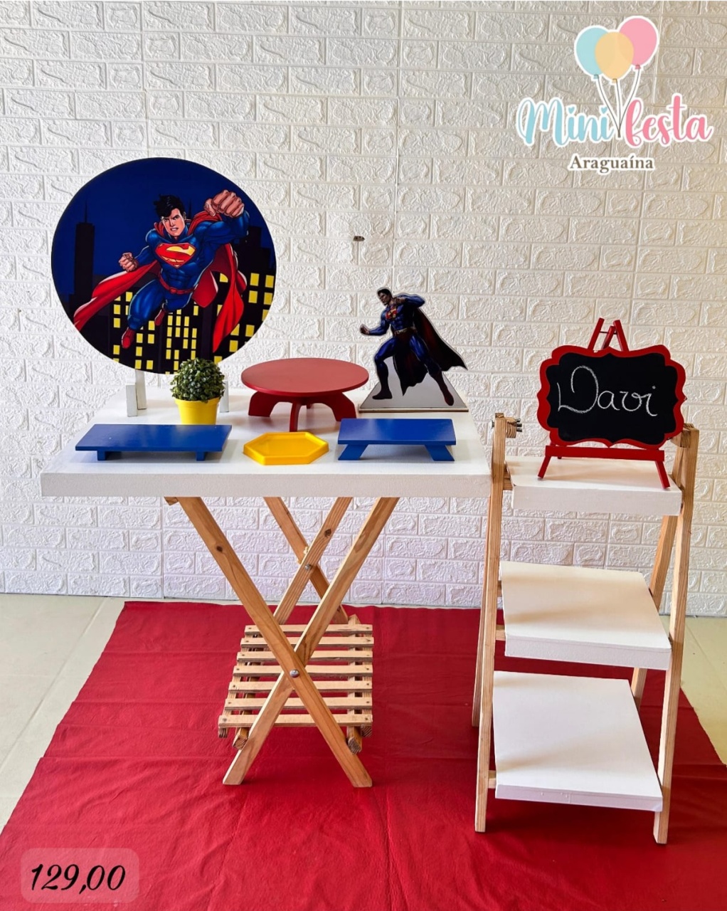 Super Men / Homem 🤵 / Kit Mini Festa 🥳. - Mãe Coruja Pegue Monte 