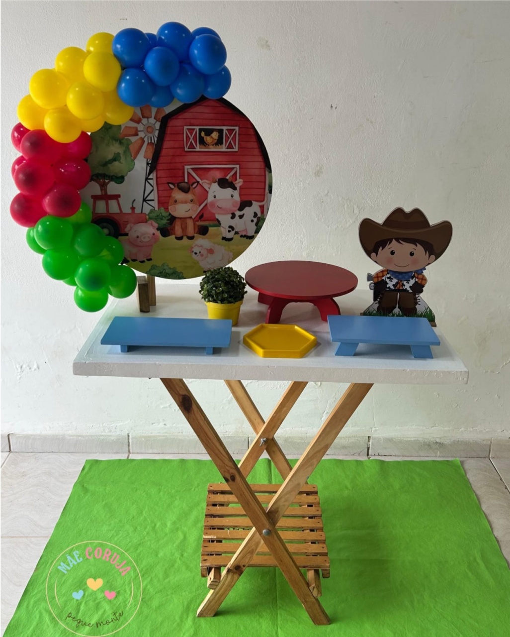 Fazendinha Menino 🤵 / Kit Mini Festa 🥳 - Kátia Campos