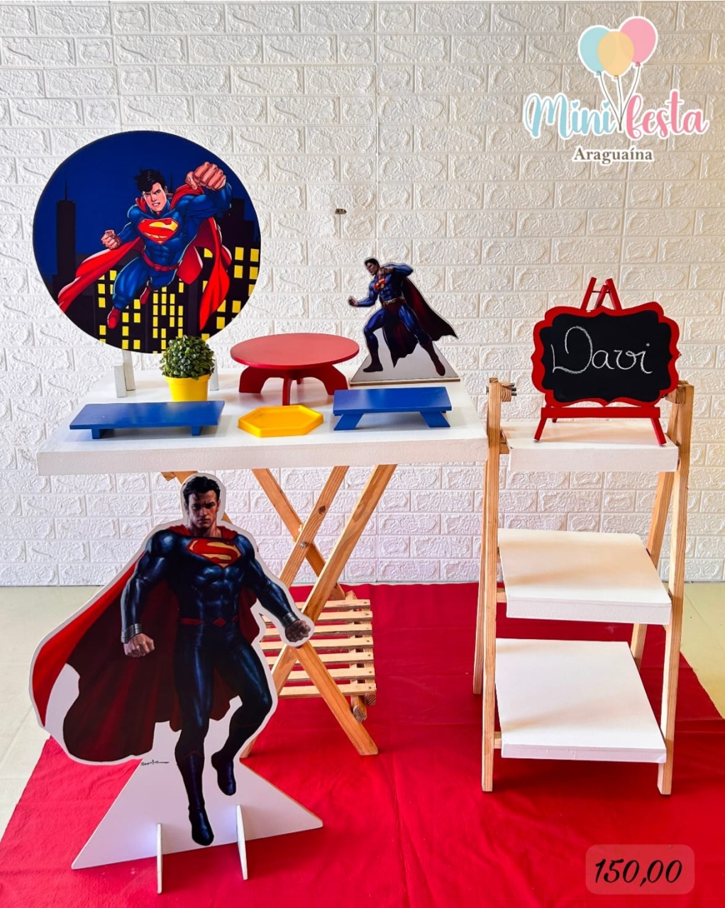 Super Men / Homem 🤵 / Kit Mini Festa Luxo 🥳✨... (Cópia 1) - Mãe Coruja Pegue Monte 