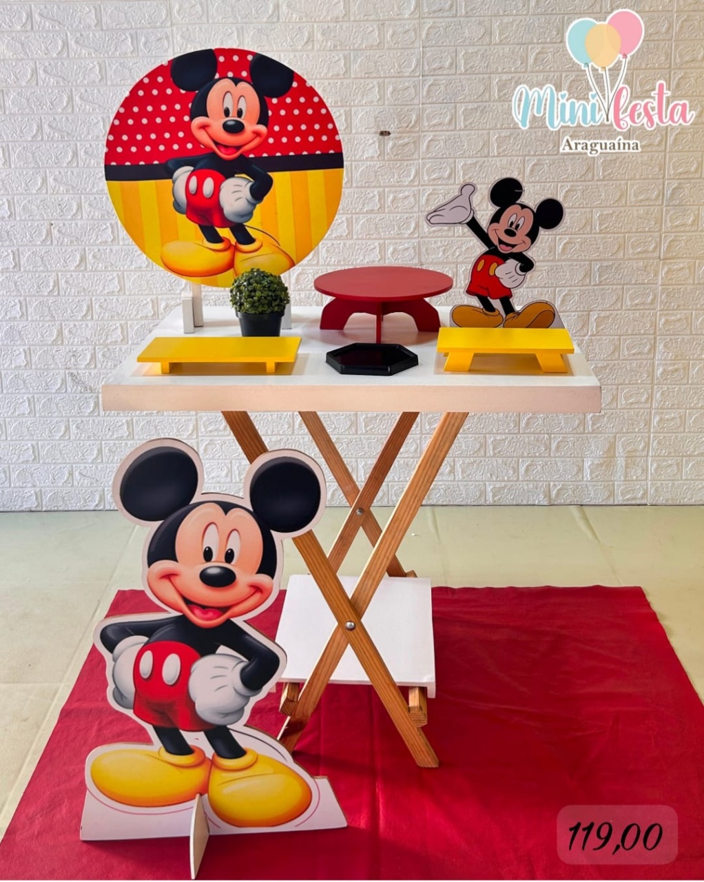 Mickey 🤵 / Kit Só Bolinho Luxo🎂✨ . - Mãe Coruja Pegue Monte 