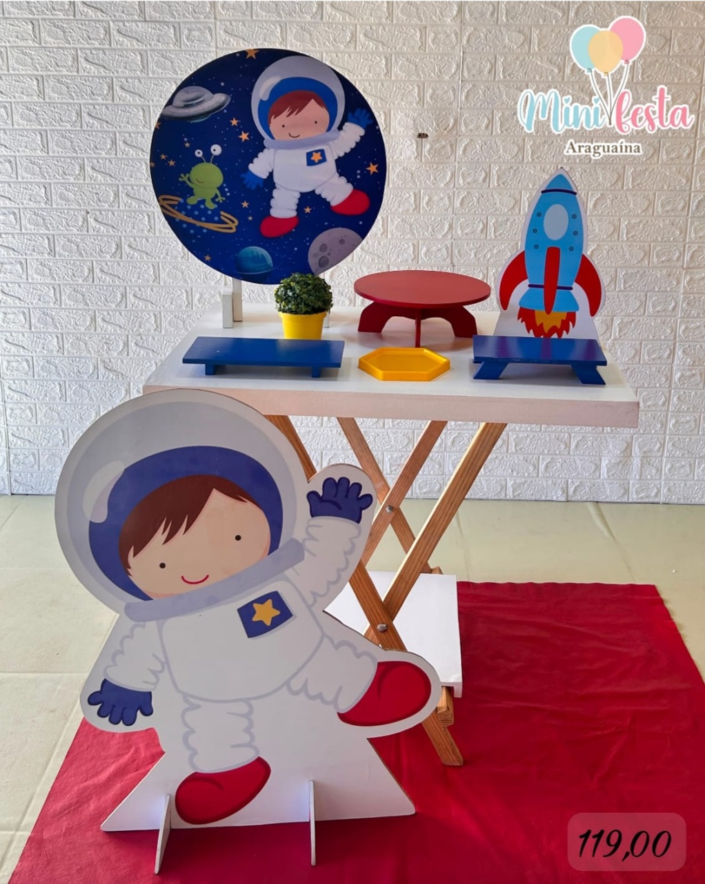 Astronauta 🤵 / Kit Só Um Bolinho Luxo✨ - Mãe Coruja Pegue Monte 