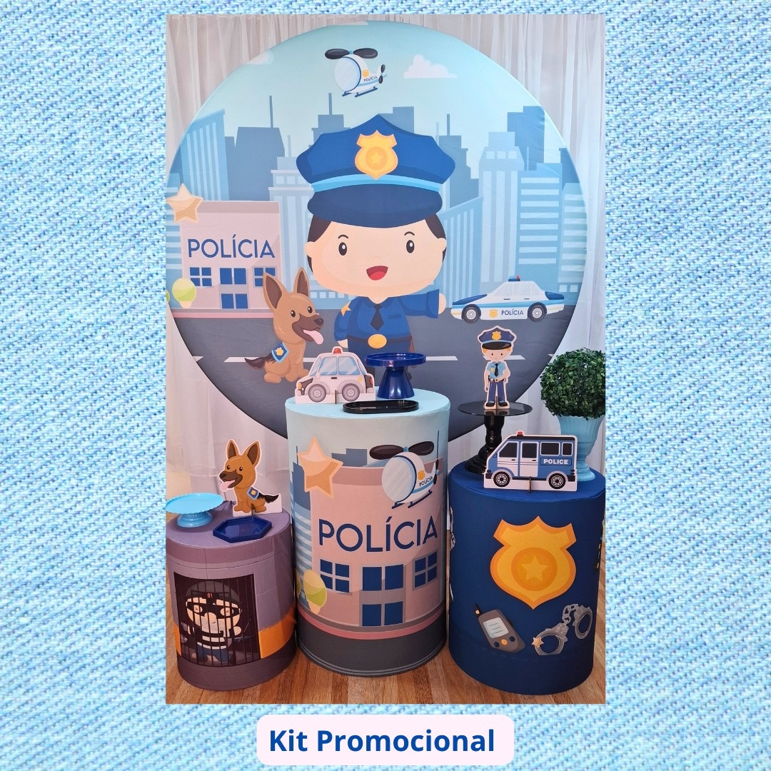 Kit Promocional Policial - Pamtiny Festeira 