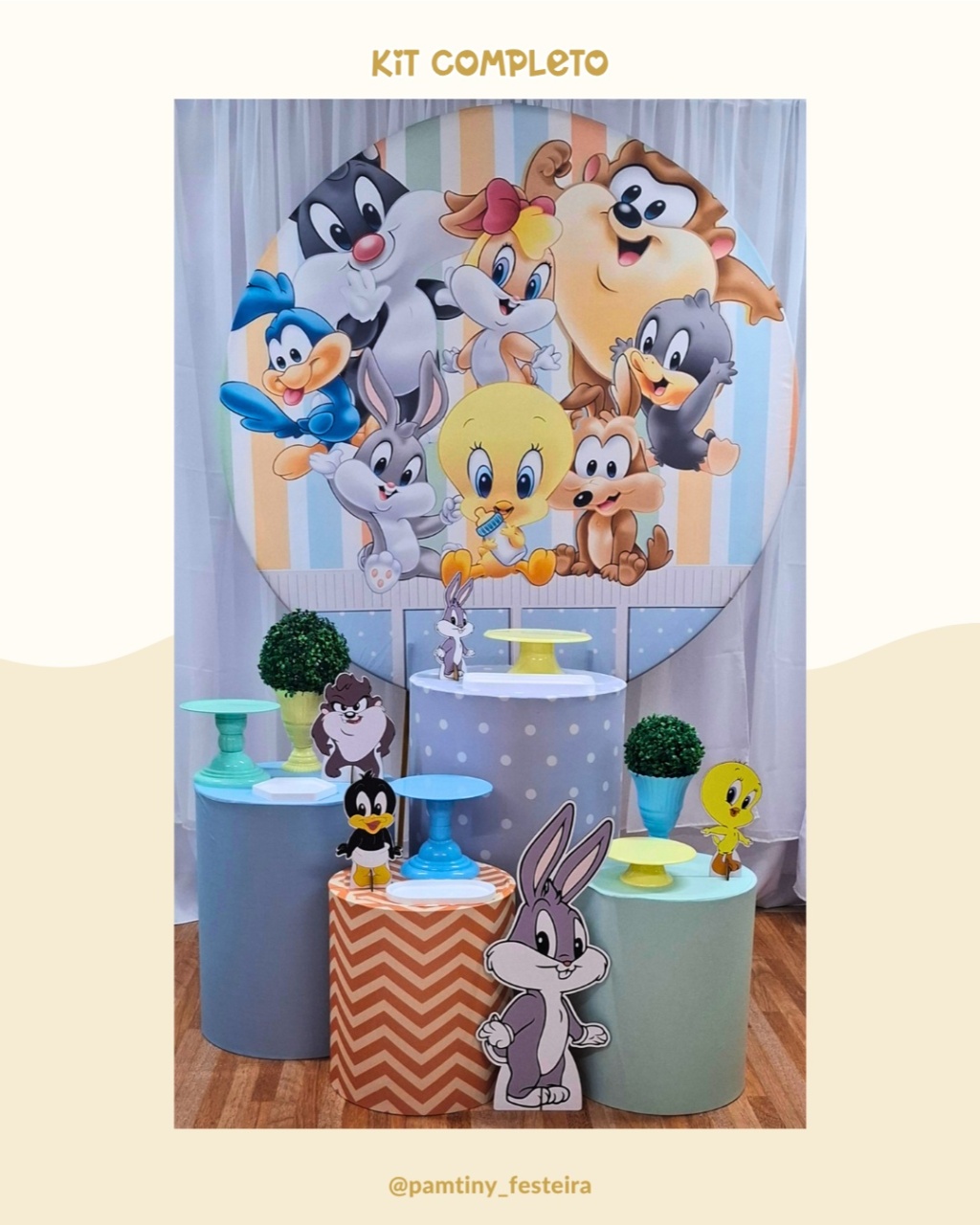 Kit Completo Looney Tunes - Pamtiny Festeira 