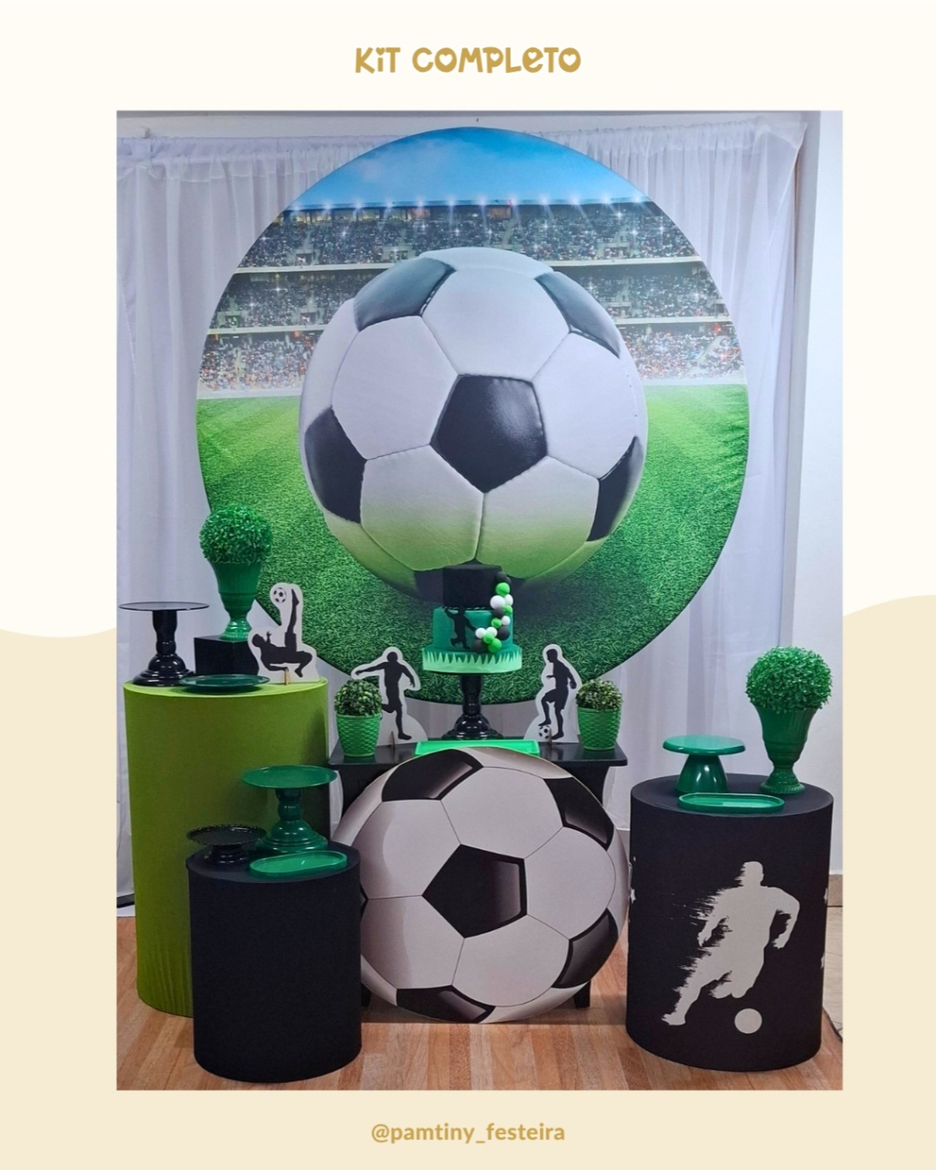 Kit Completo Futebol  - Pamtiny Festeira 