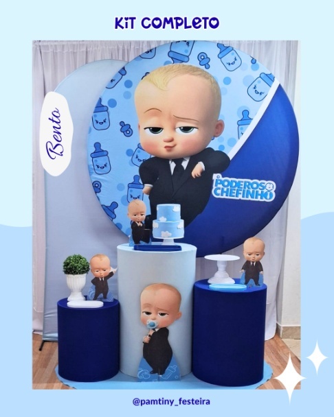 Kit  Completo O Poderoso Chefinho   - Pamtiny Festeira 