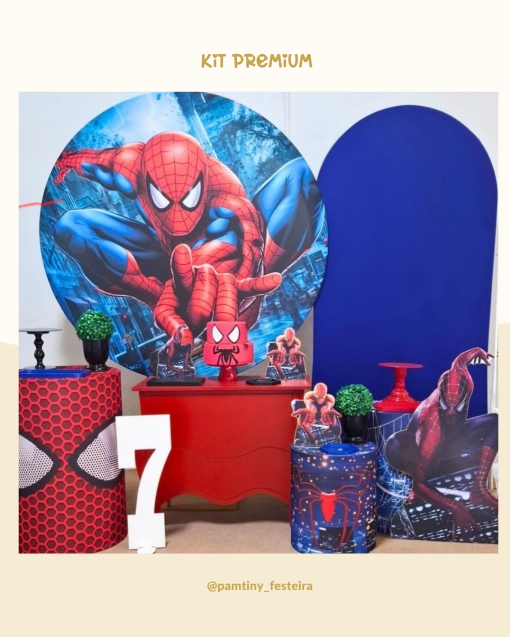 Kit Premium Homem Aranha - Pamtiny Festeira 