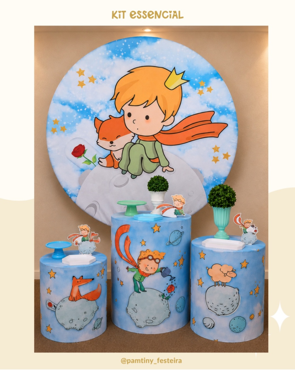 Kit Essencial Pequeno Príncipe - Pamtiny Festeira 