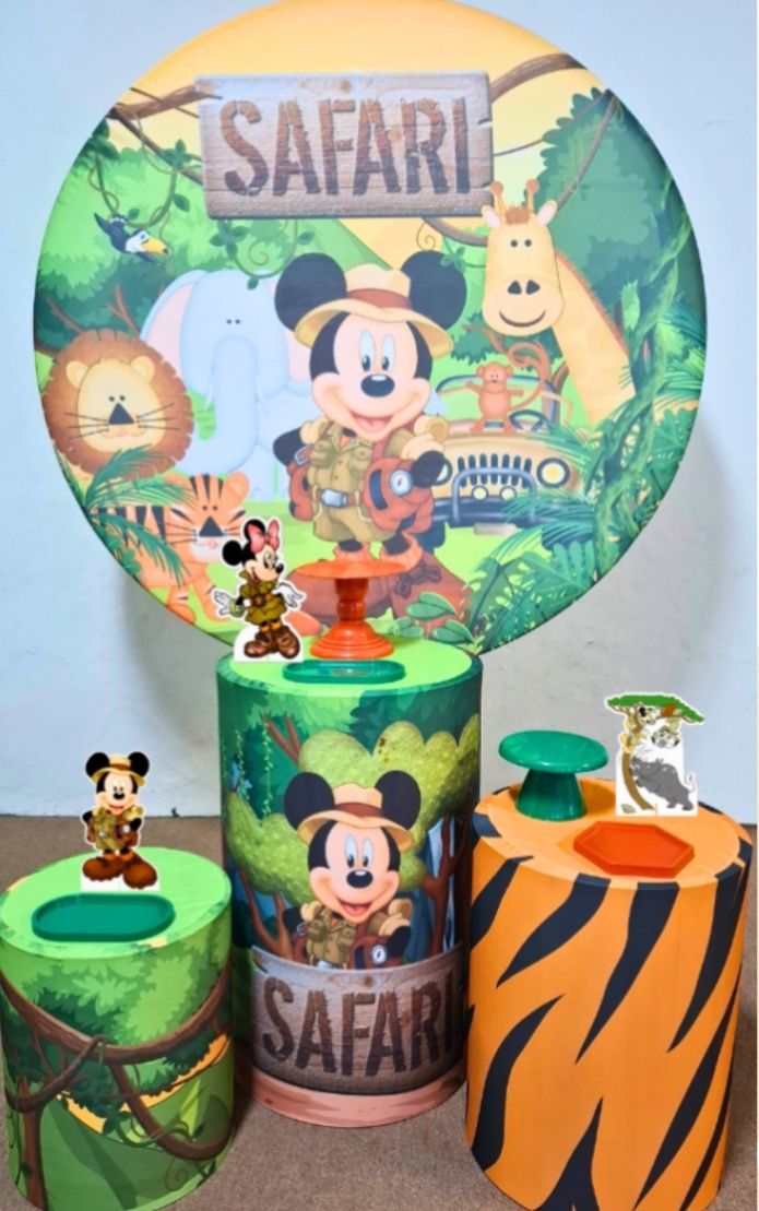 Kit Essencial Mickey Safari - Pamtiny Festeira 