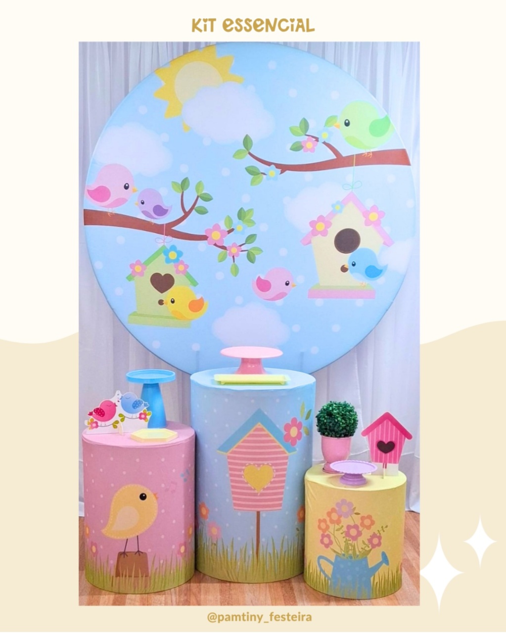 Kit Essencial Jardim Encantado - Pamtiny Festeira 