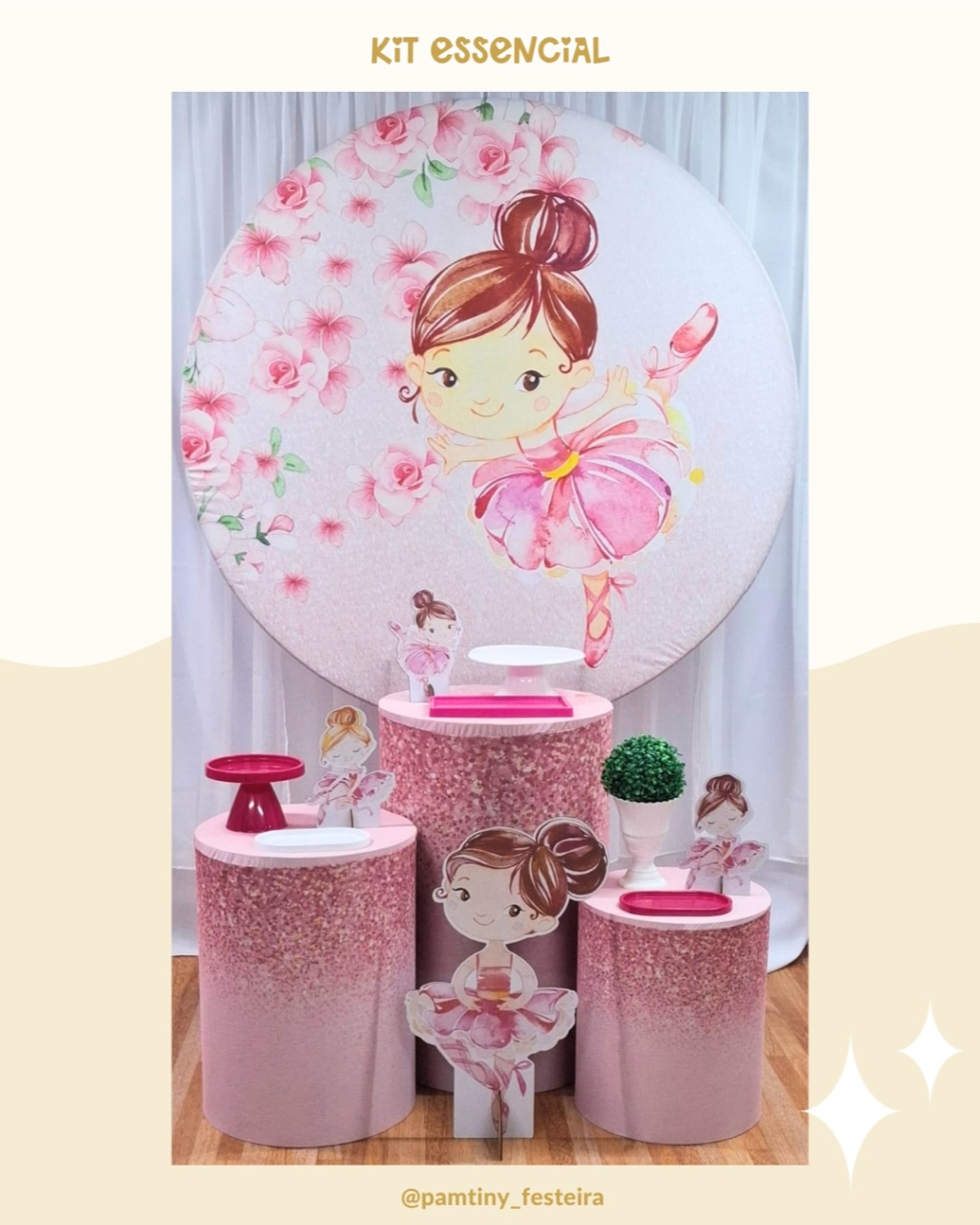 Kit Essencial Bailarina   - Pamtiny Festeira 