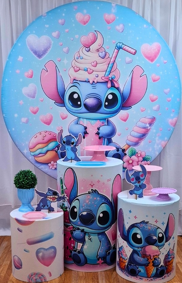 Kit Promocional Stich Sorvete - Pamtiny Festeira 