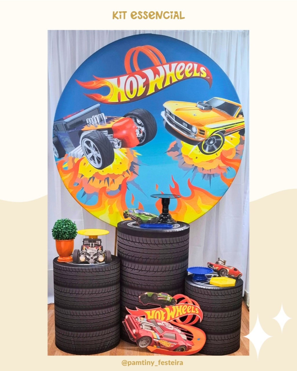 Kit Essencial Hot Wheels - Pamtiny Festeira 