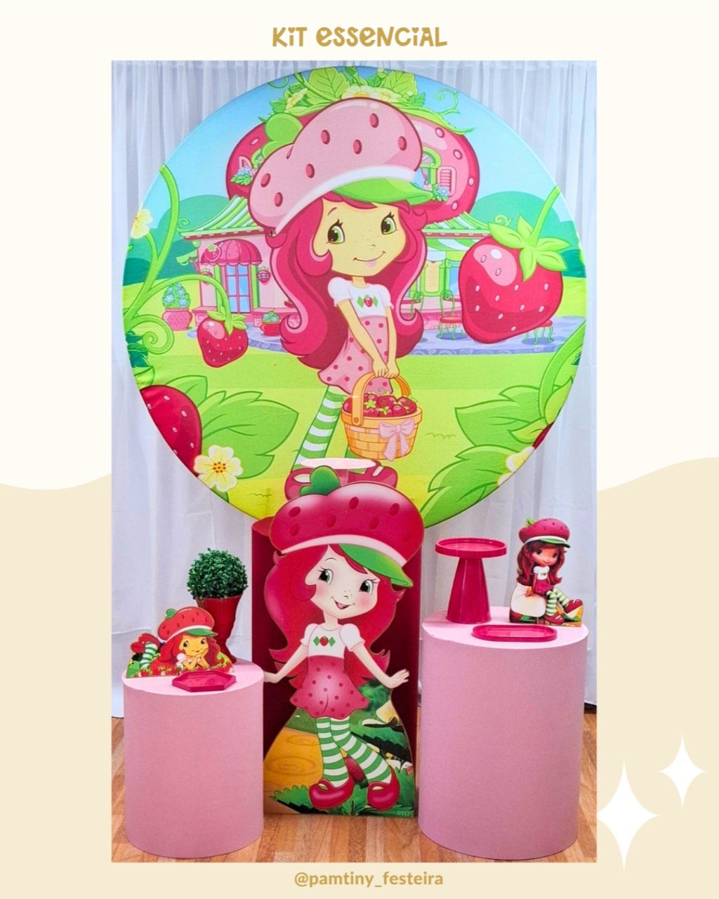 Kit Essencial Moranguinho   - Pamtiny Festeira 