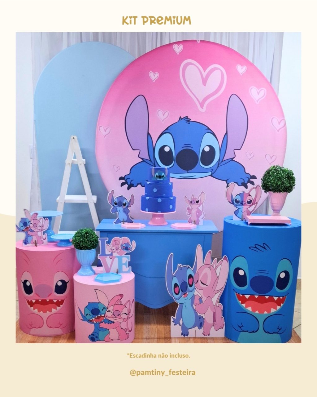 Kit Premium Stichi E Angel   - Pamtiny Festeira 
