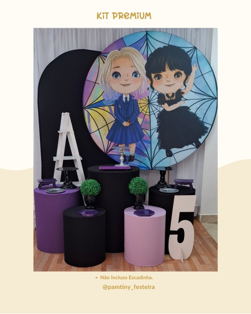 Kit Premium Wandinha Cut - Pamtiny Festeira 