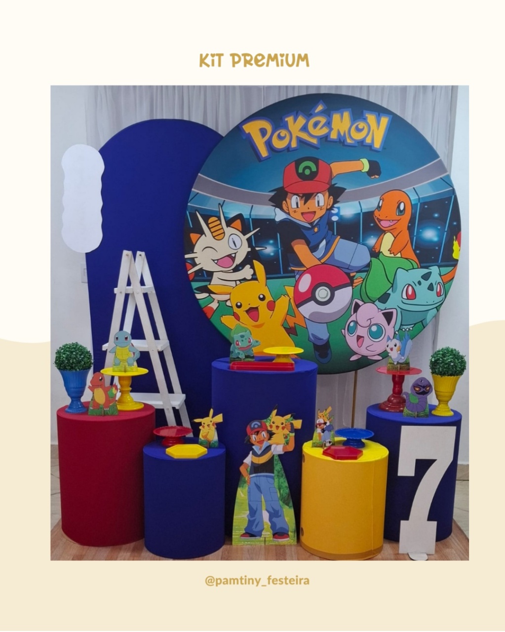 Kit Premium Pokemon - Pamtiny Festeira 