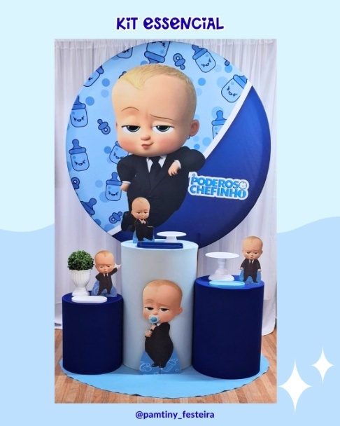 Kit  Essencial  O Poderoso Chefinho - Pamtiny Festeira 