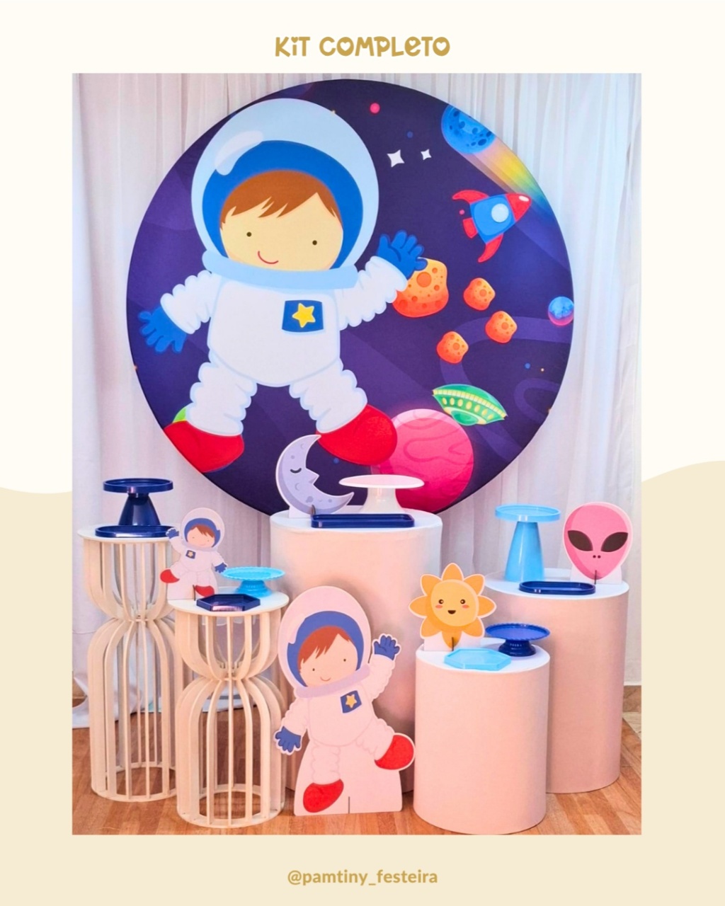 Kit Completo Astronauta - Pamtiny Festeira 