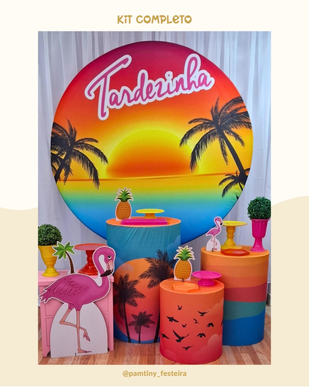Kit Completo Tardezinha - Pamtiny Festeira 