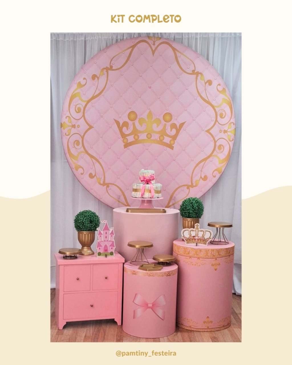 Kit Completo Realeza  - Pamtiny Festeira 