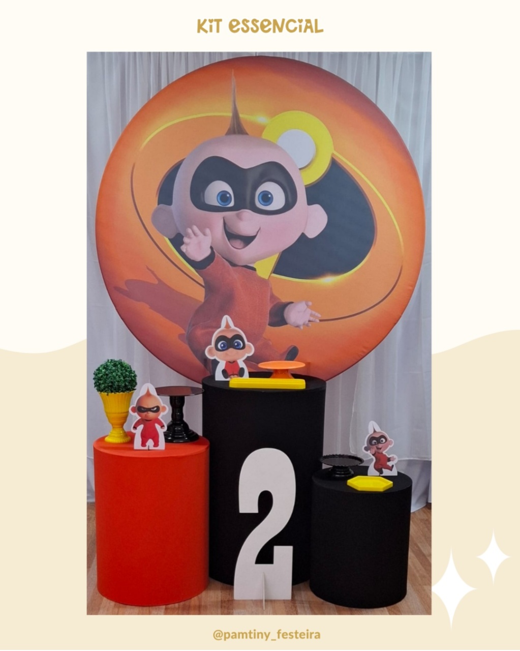 Kit Essencial Zezé Os Incríveis - Pamtiny Festeira 