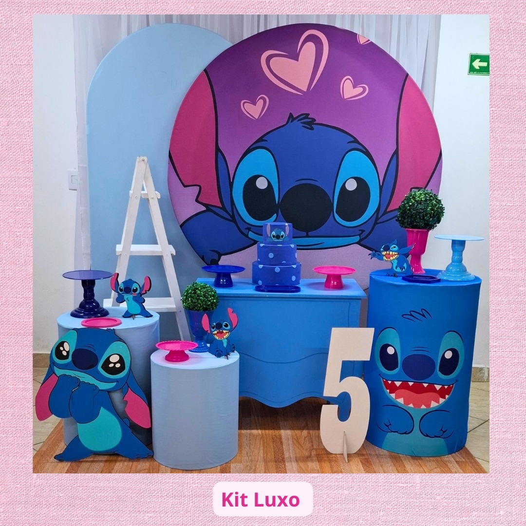 Kit Luxo Stichi Azul - Pamtiny Festeira 