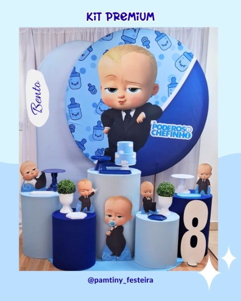 Kit  Premium O Poderoso Chefinho  - Pamtiny Festeira 