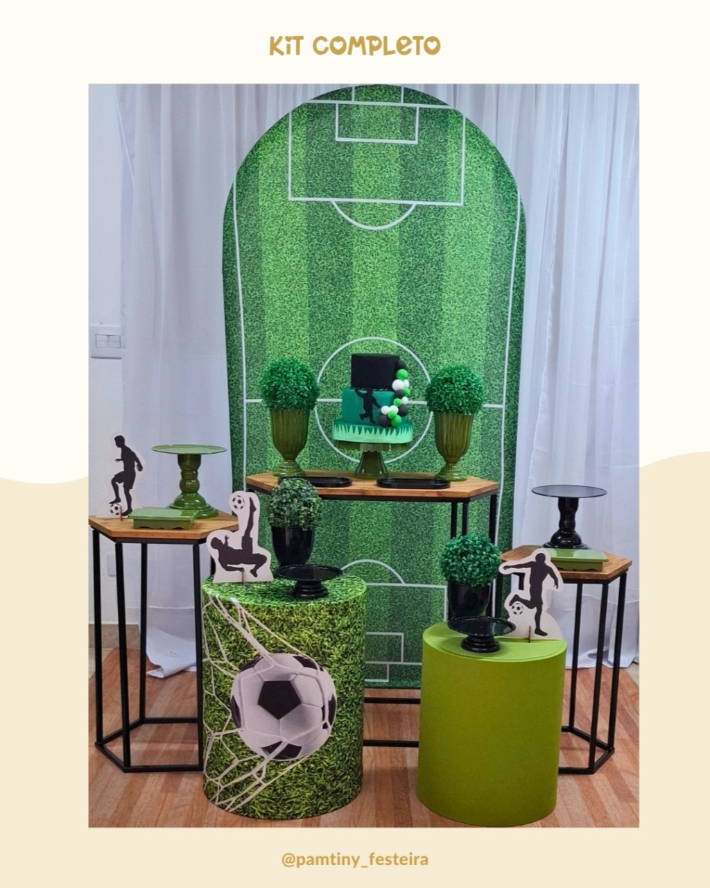 Kit Completo Futebol Romano  - Pamtiny Festeira 
