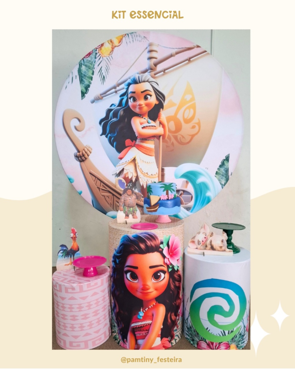 Kit Essencial Moana - Pamtiny Festeira 